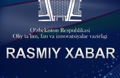 O‘zbekiston Respublikasi ta’lim tashkilotlariga qabul qilish bo‘yicha Davlat komissiyasi majlisining tegishli bayoni tasdiqlandi