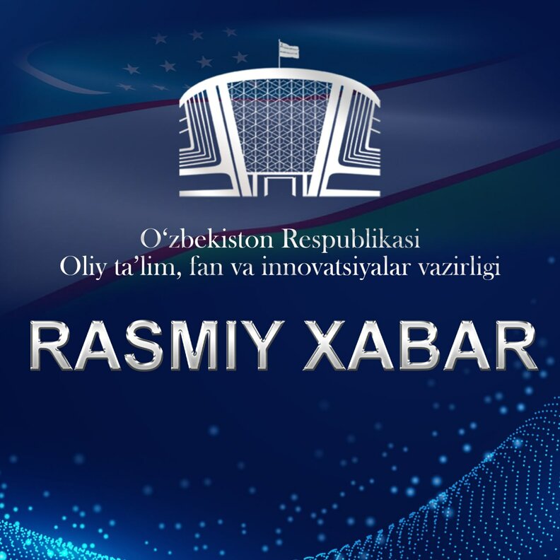 O‘zbekiston Respublikasi ta’lim tashkilotlariga qabul qilish bo‘yicha Davlat komissiyasi majlisining tegishli bayoni tasdiqlandi