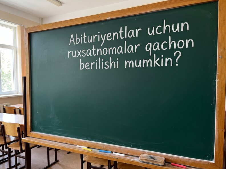 Abituriyentlar uchun ruxsatnomalar qachon berilishi mumkin?