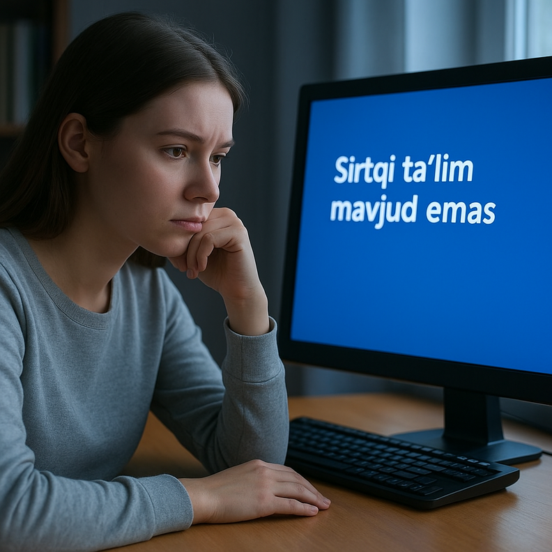 Pedagogik yo‘nalishlar bo‘yicha sirtqi ta’lim shakliga qabul to‘xtatiladi